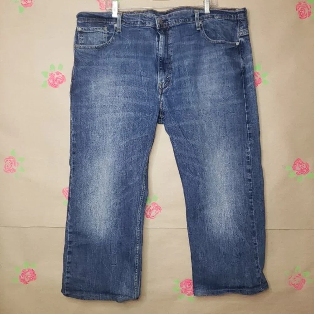 LEVIS 569 LOOSE RELAXED FIT STRAIGHT LEG JEANS SIZE 42X30